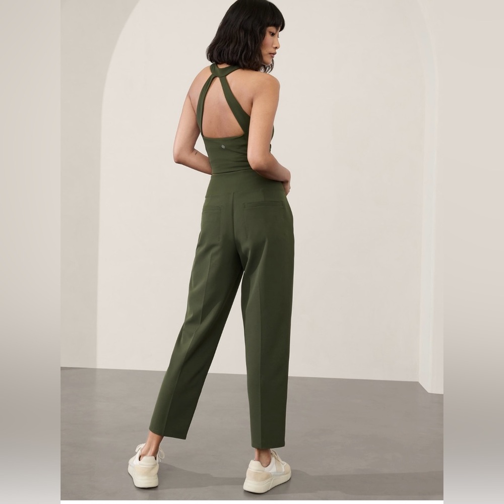 NWT-Athleta Aspen Olive  Endless Pant, Size 2 - Picture 4 of 9